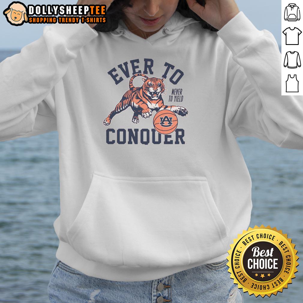 Original Ever To Conquer Auburn Basketball Vintage T-Shirt - Image 2