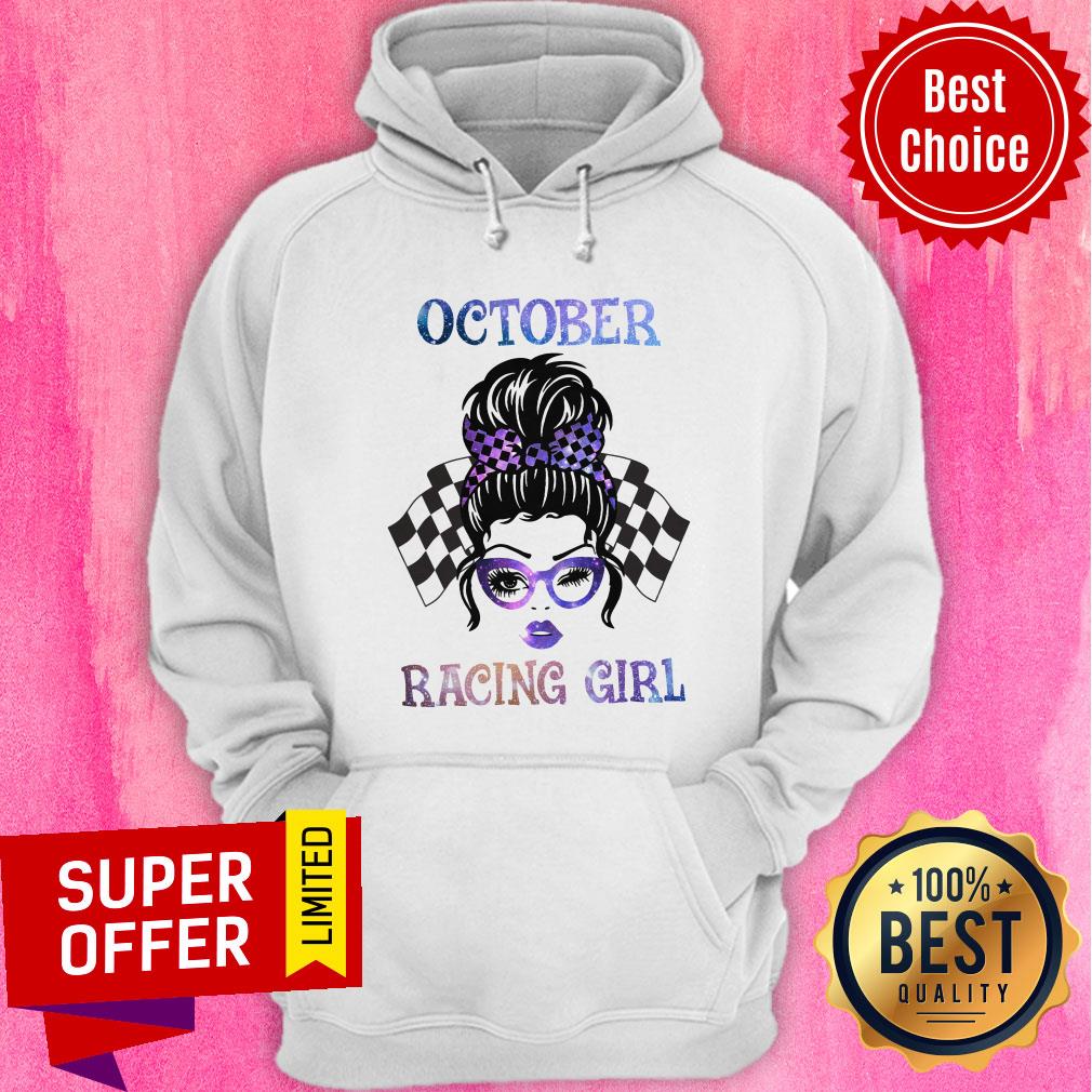 October Racing Girl Racing Flag Shirt - Image 5