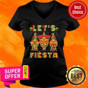 Alternative view of Premium Lets Fiesta Cinco De Mayo Latin Gnomes Mexican Shirt