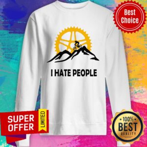 Alternative view of Premium Mountain Biking I Hate People Shirt