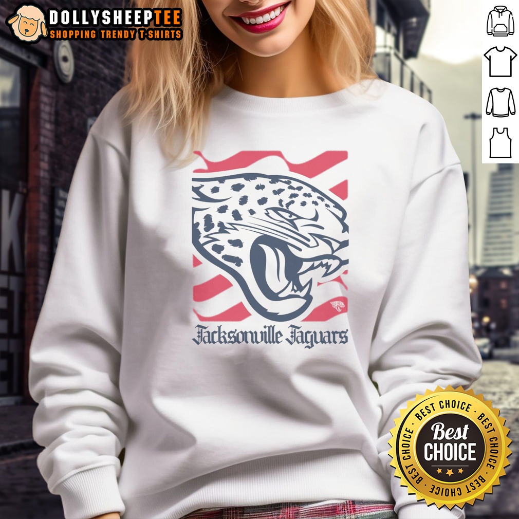 Top Jacksonville Jaguars American Heritage Wordmark Shirt - Image 4