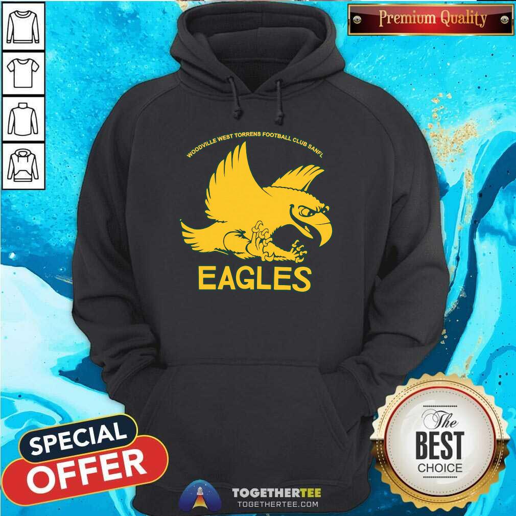 Great Woodville West Torrens Football Club Sanfl Eagles T-Shirt - Image 2