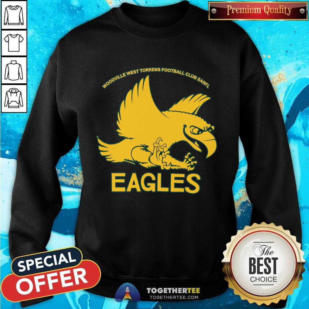 Great Woodville West Torrens Football Club Sanfl Eagles T-Shirt - Image 5