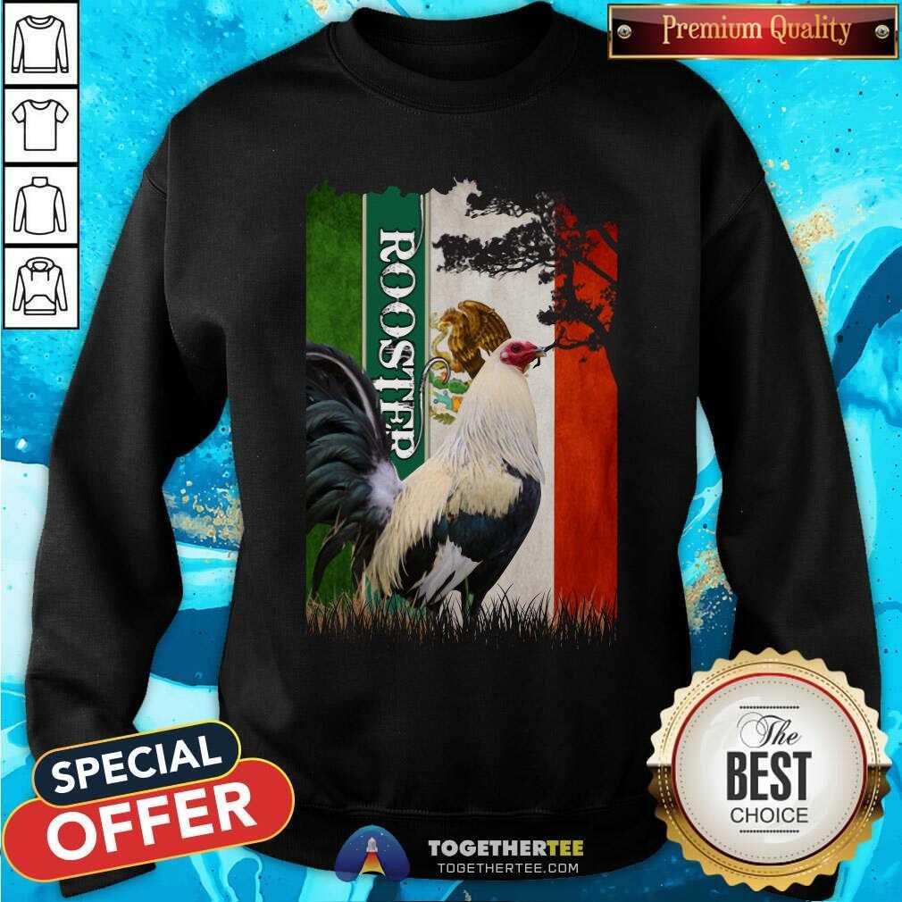 Rooster Flag Of Mexico Shirt - Image 2