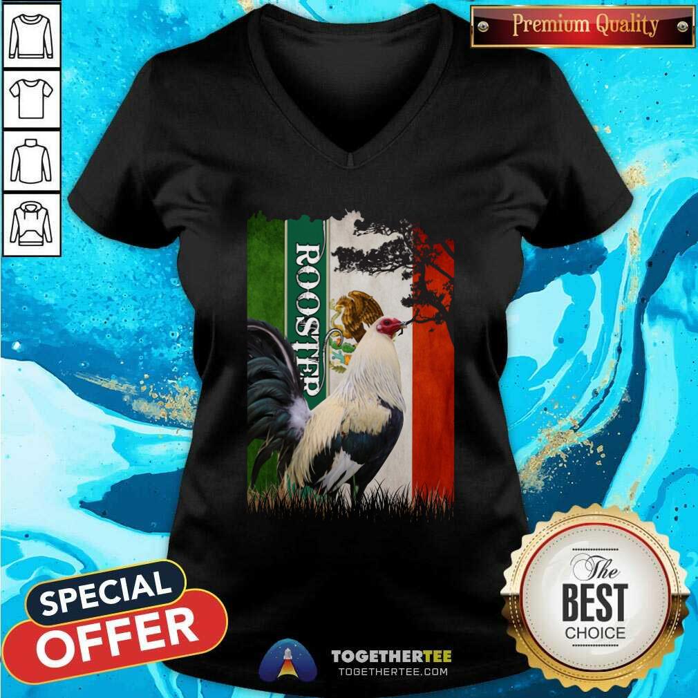 Rooster Flag Of Mexico Shirt - Image 3