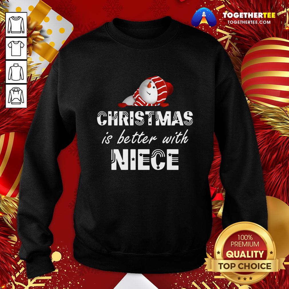 Funny Christmas Is Better With Niece Shirt - Image 4