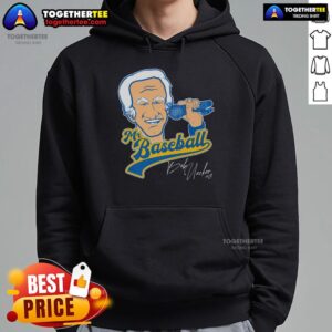Alternative view of Nice Bob Uecker Mr Baseball Front Row Legend Mic T-Shirt