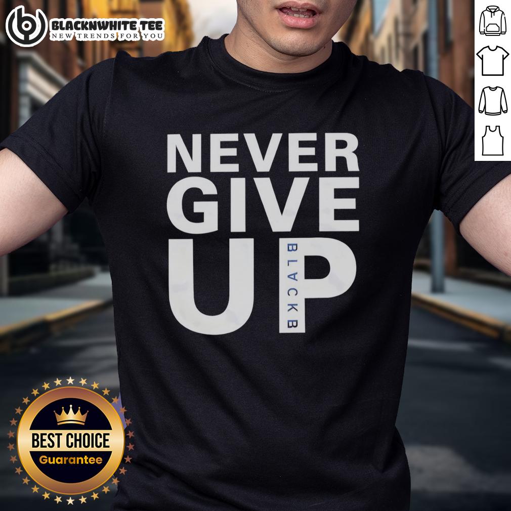 Nice Mohamed Salah Wearing Never Give Up T-Shirt