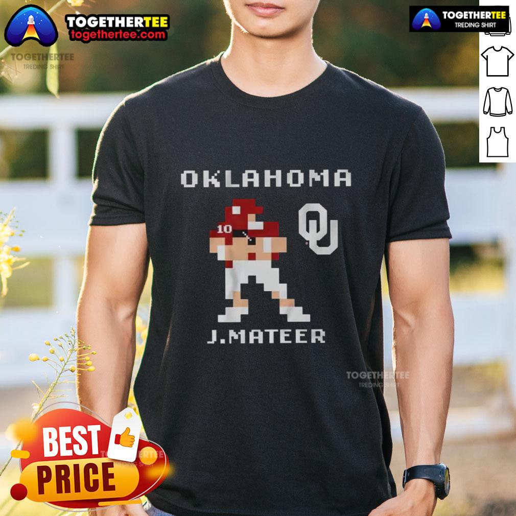 Pretty Oklahoma Sooners Football John Mateer Retro Baller T-Shirt