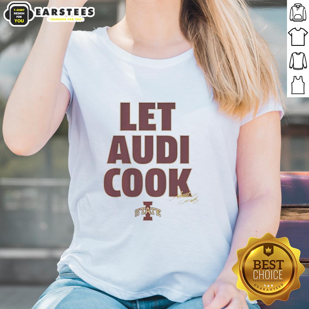 Official Iowa State Cyclones Lets Audi Cook Signature T-Shirt - Image 3