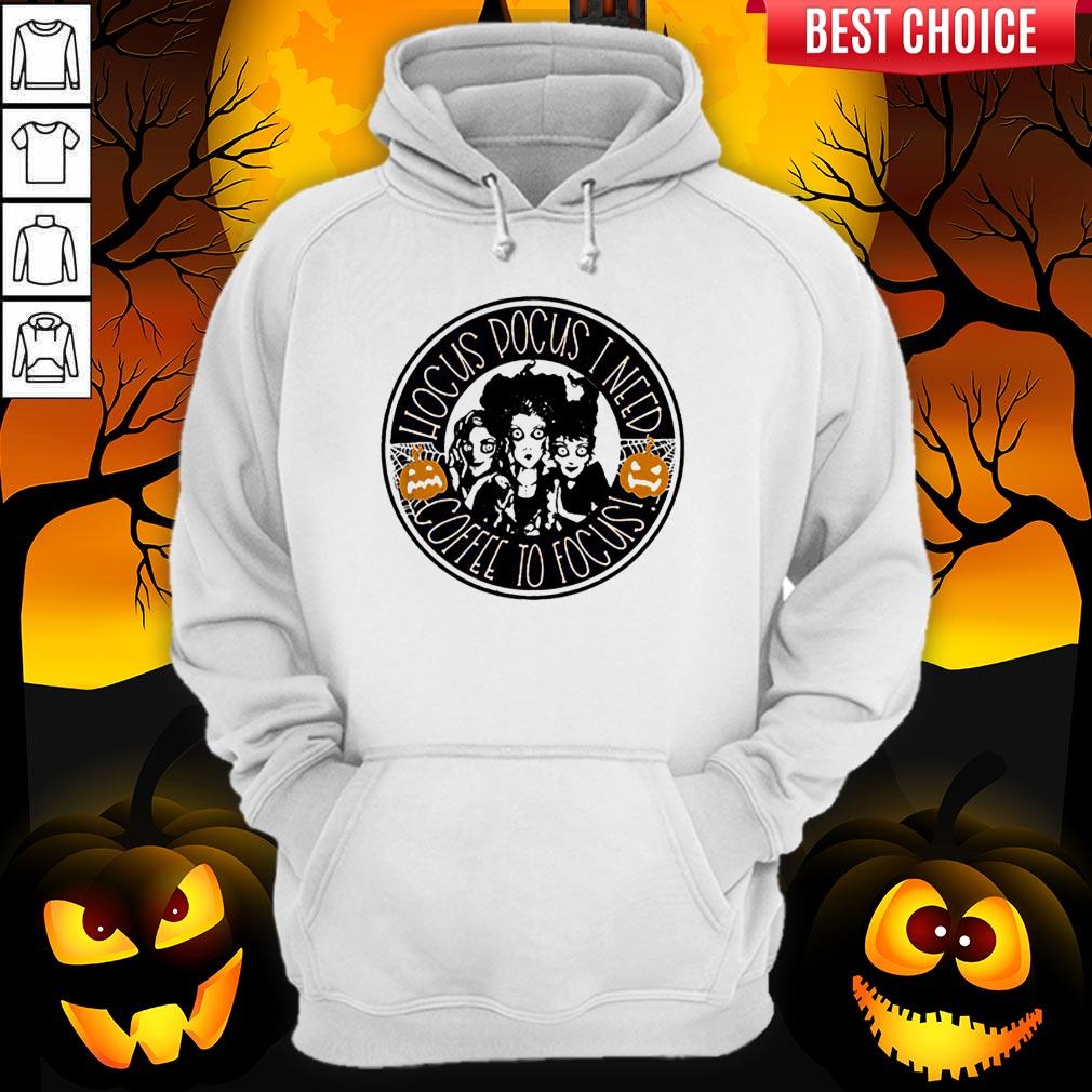 Hocus Pocus I Need Coffee To Focus Halloween Shirt - Image 3