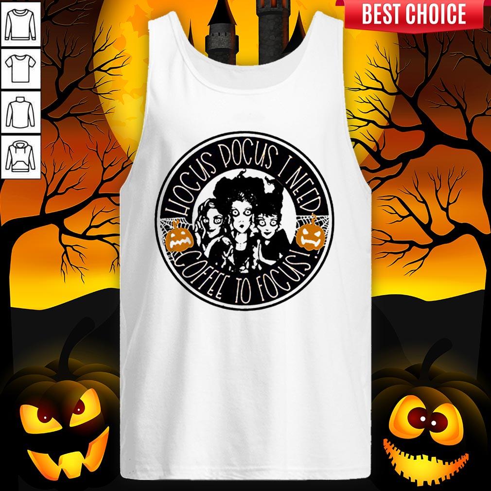 Hocus Pocus I Need Coffee To Focus Halloween Shirt - Image 5
