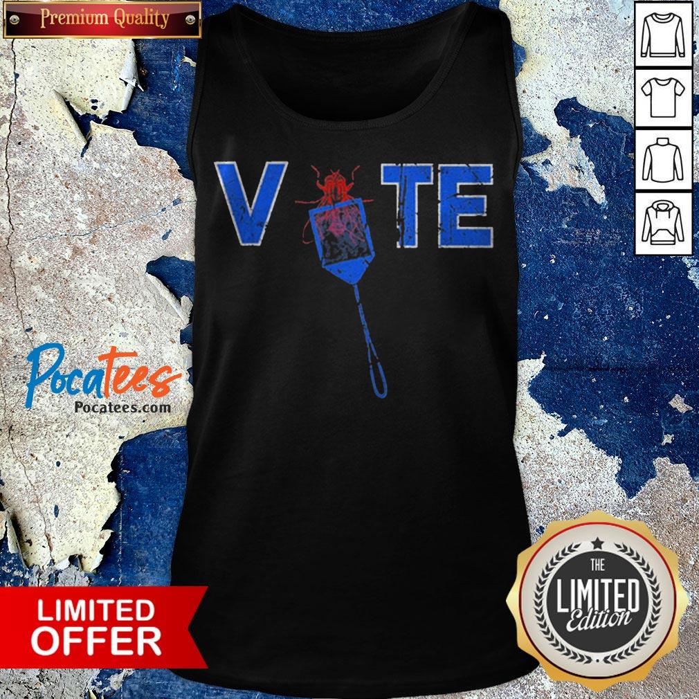 Vote Truth Over Flies Fly Swatter Biden 2020 Shirt - Image 3