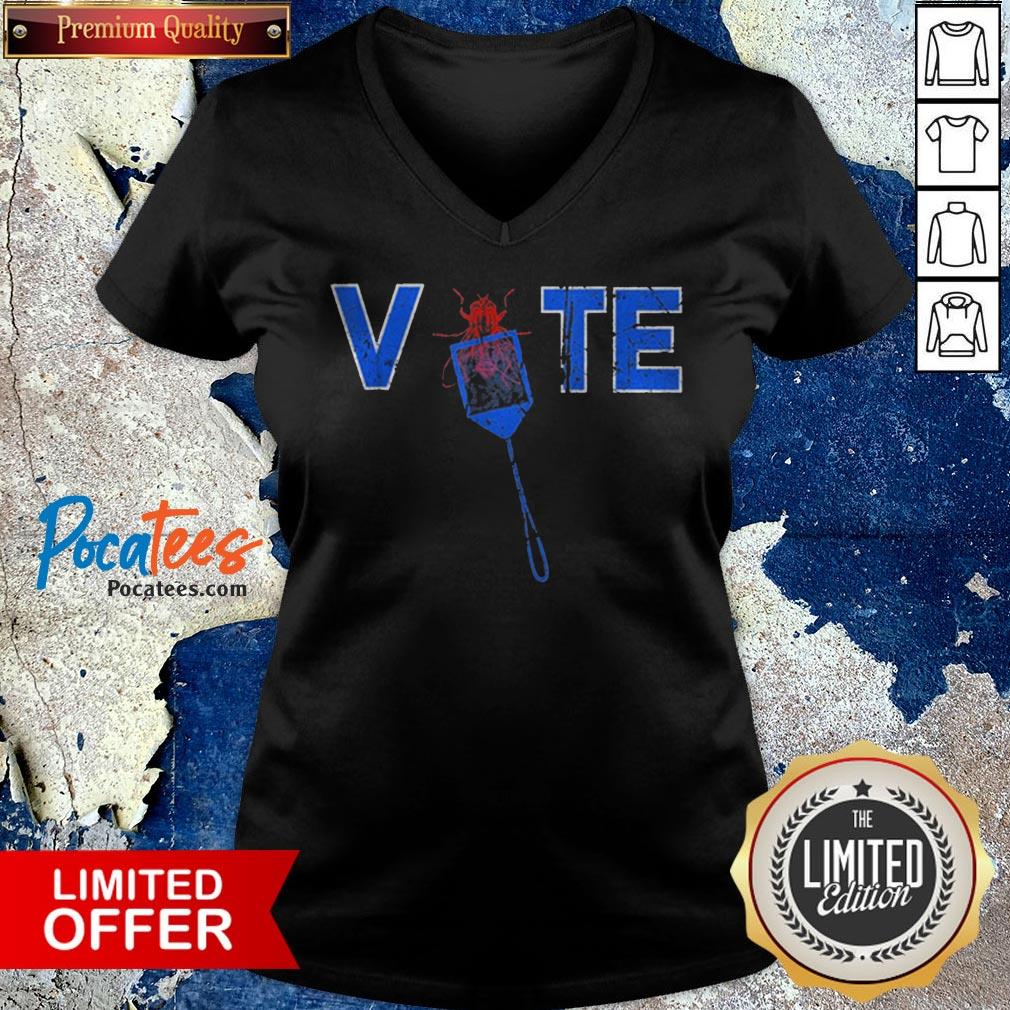 Vote Truth Over Flies Fly Swatter Biden 2020 Shirt - Image 2