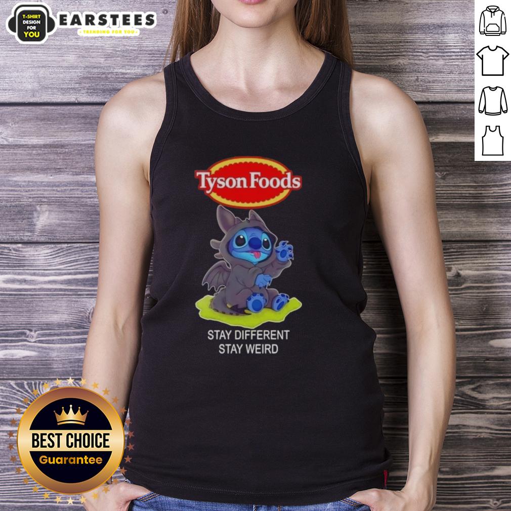 Cute Stitch Cosplay Toothless X Tyson Foods Stay Different Stay Weird T-Shirt - Image 4