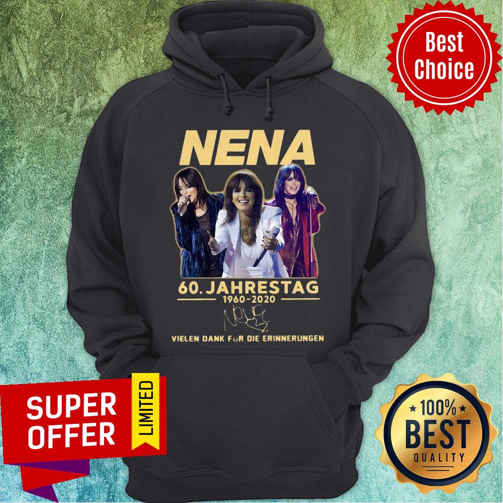 Nena 60.Jahrestag 1960 2020 Vielen Dank Für Die Erinnerungen Shirt - Image 3