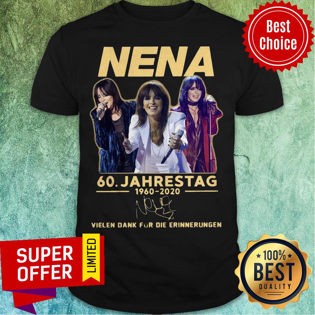 Nena 60.Jahrestag 1960 2020 Vielen Dank Für Die Erinnerungen Shirt