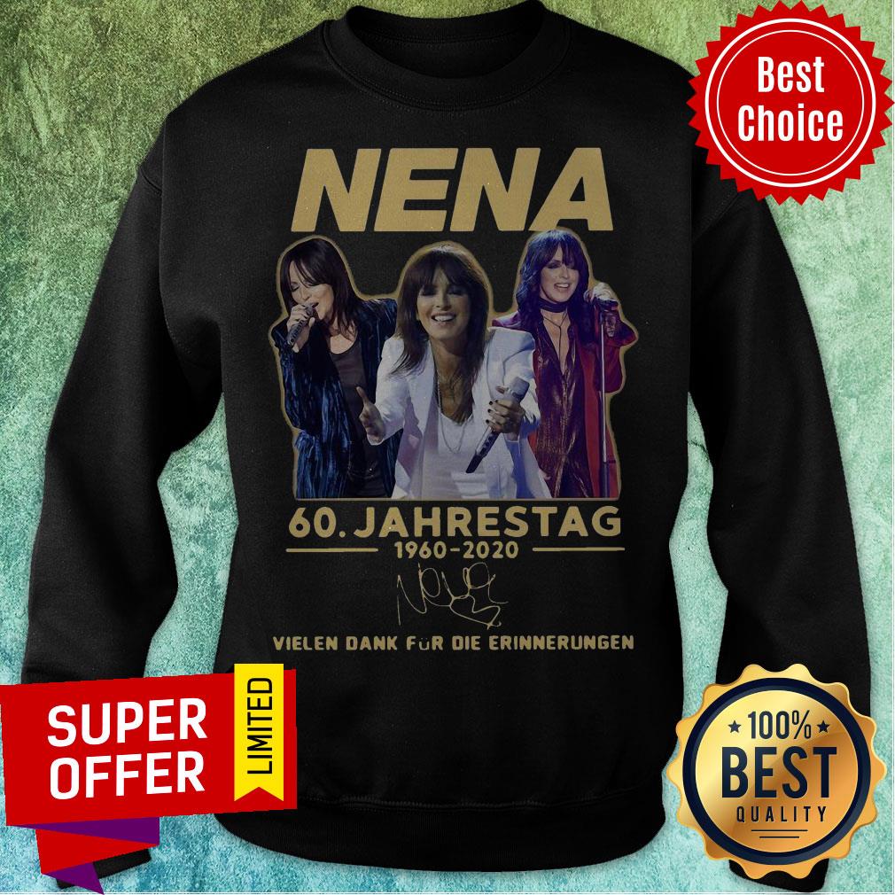 Nena 60.Jahrestag 1960 2020 Vielen Dank Für Die Erinnerungen Shirt - Image 2