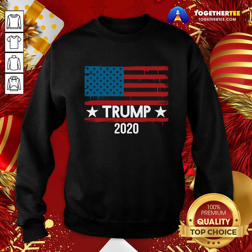 Perfect Trump 2020 American Flag Shirt - Image 4