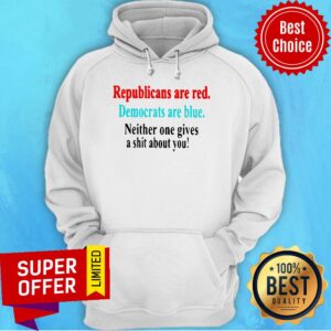 Alternative view of Top Republicans Are Red Democrats Are Blue Shirt