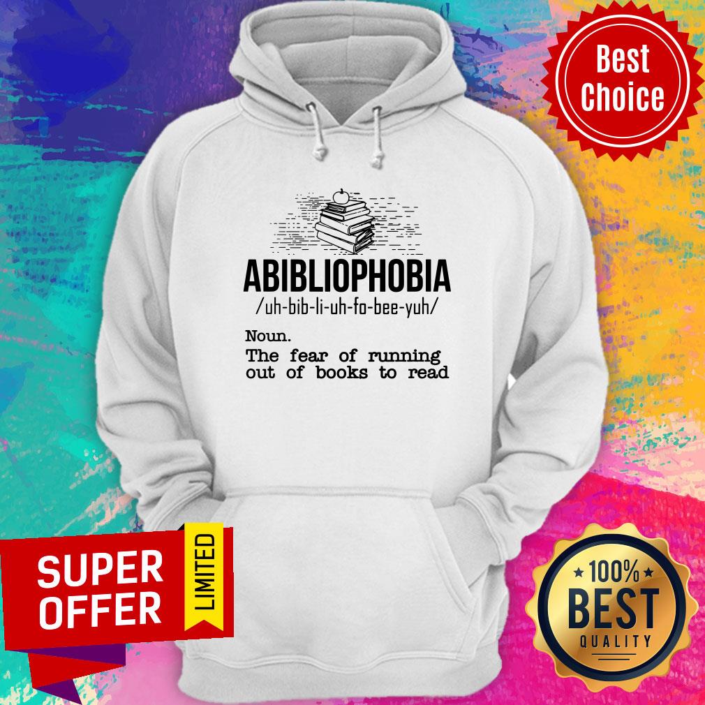 Abibliophobia The Fear Of Running Out Of Books Shirt - Image 5