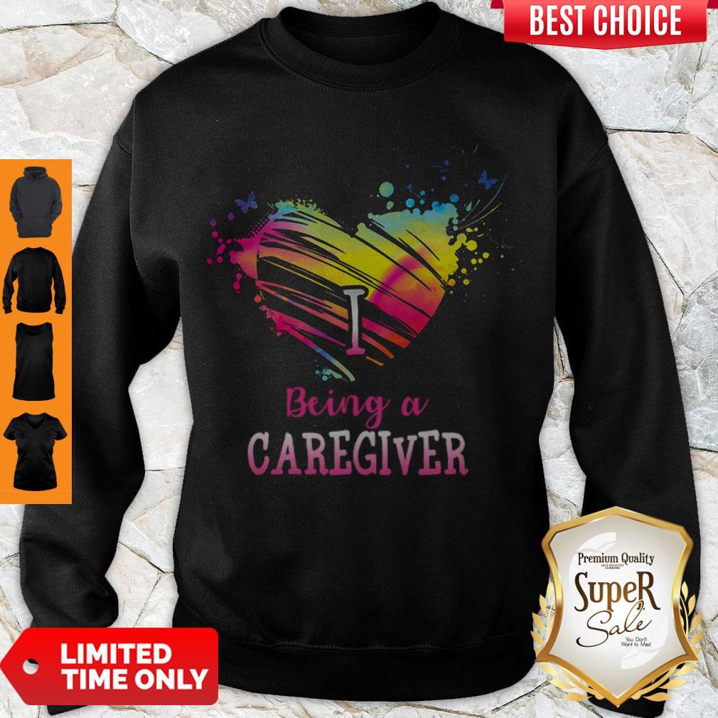 Good Heart I Being A Caregiver Shirt - Image 3