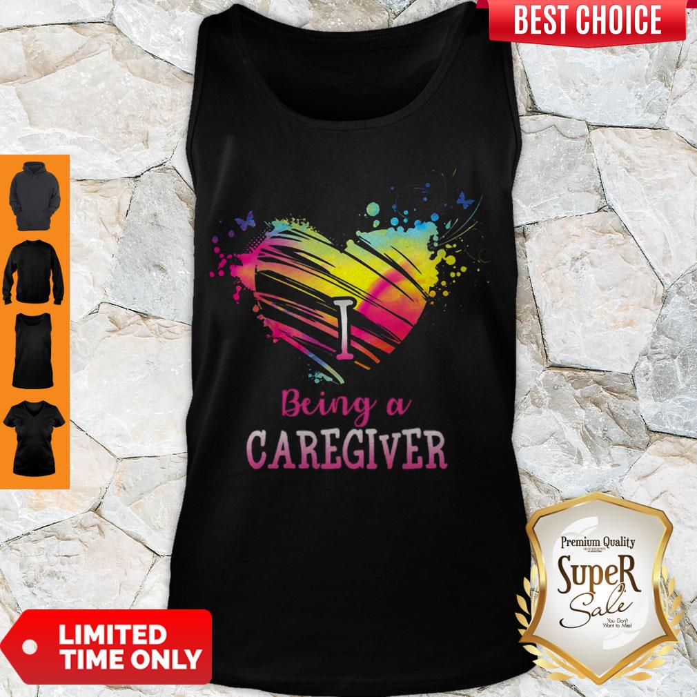 Good Heart I Being A Caregiver Shirt - Image 4