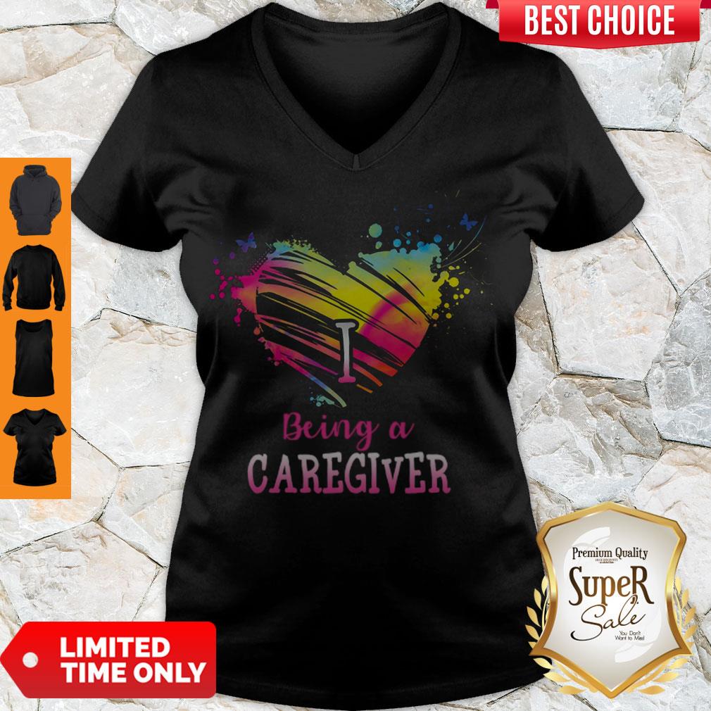 Good Heart I Being A Caregiver Shirt - Image 5