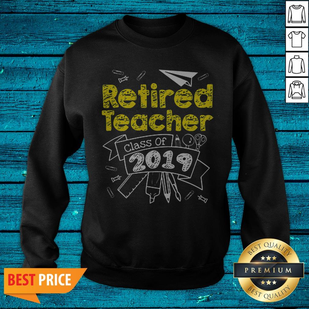 Premium Retired Teacher Class Of 2019 Shirt - Image 5