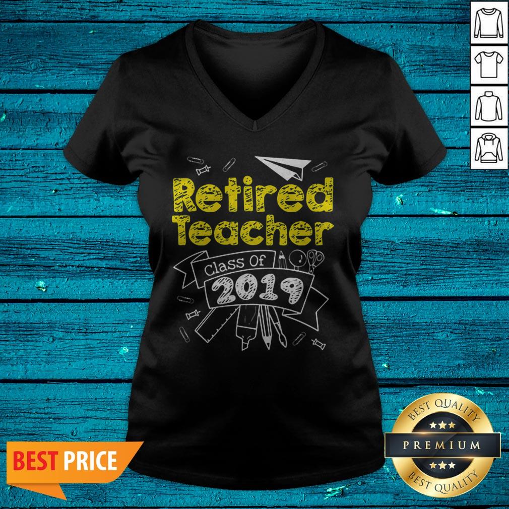 Premium Retired Teacher Class Of 2019 Shirt - Image 3