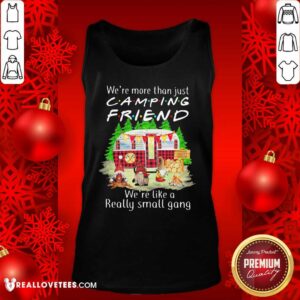 Vip We’re More Than Just Camping Friend We’re Like A Really Small Gang Gnome Xmas Shirt
