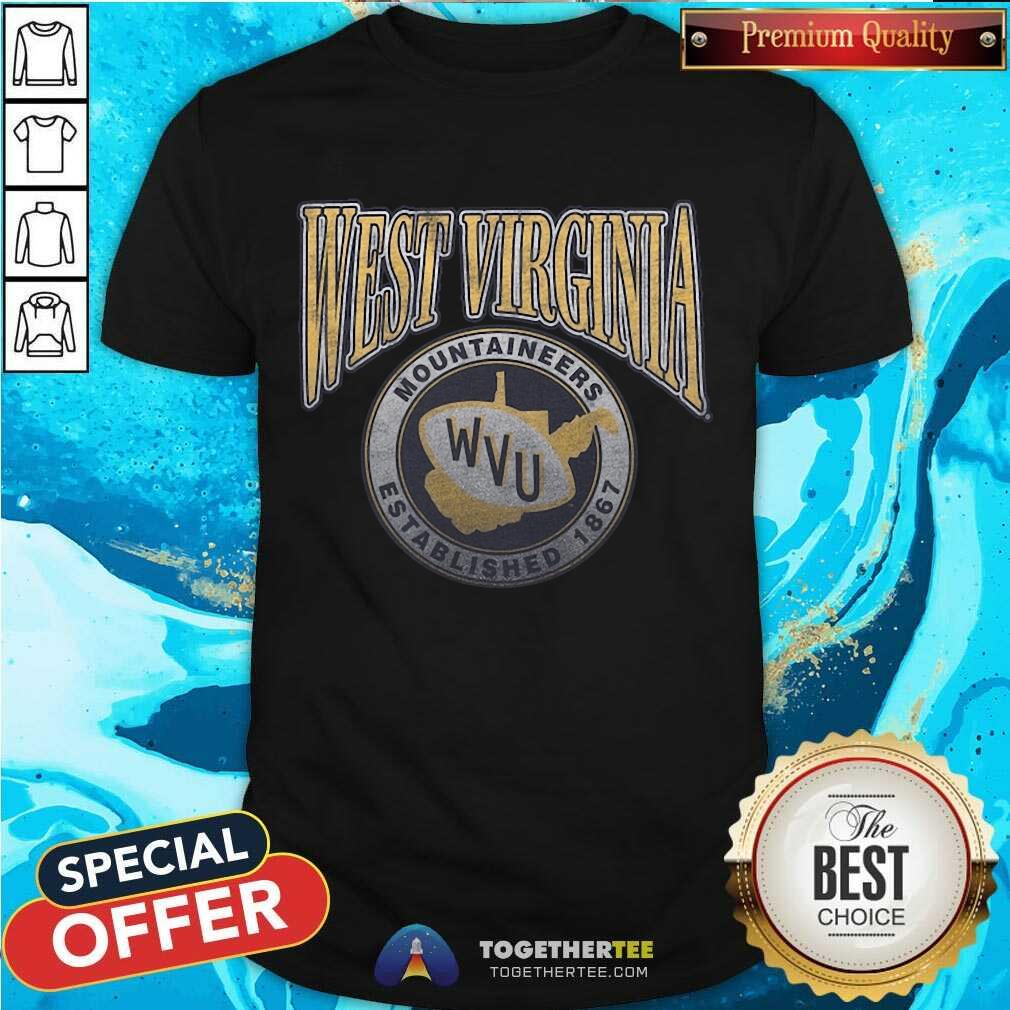 Premium West Virginia Mountaineers Established 1867 T-Shirt