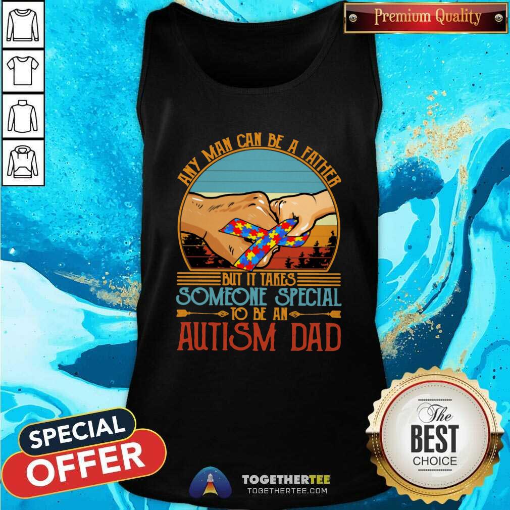 Colorful It Takes Someone Special To Be An Autism Dad Shirt - Image 4
