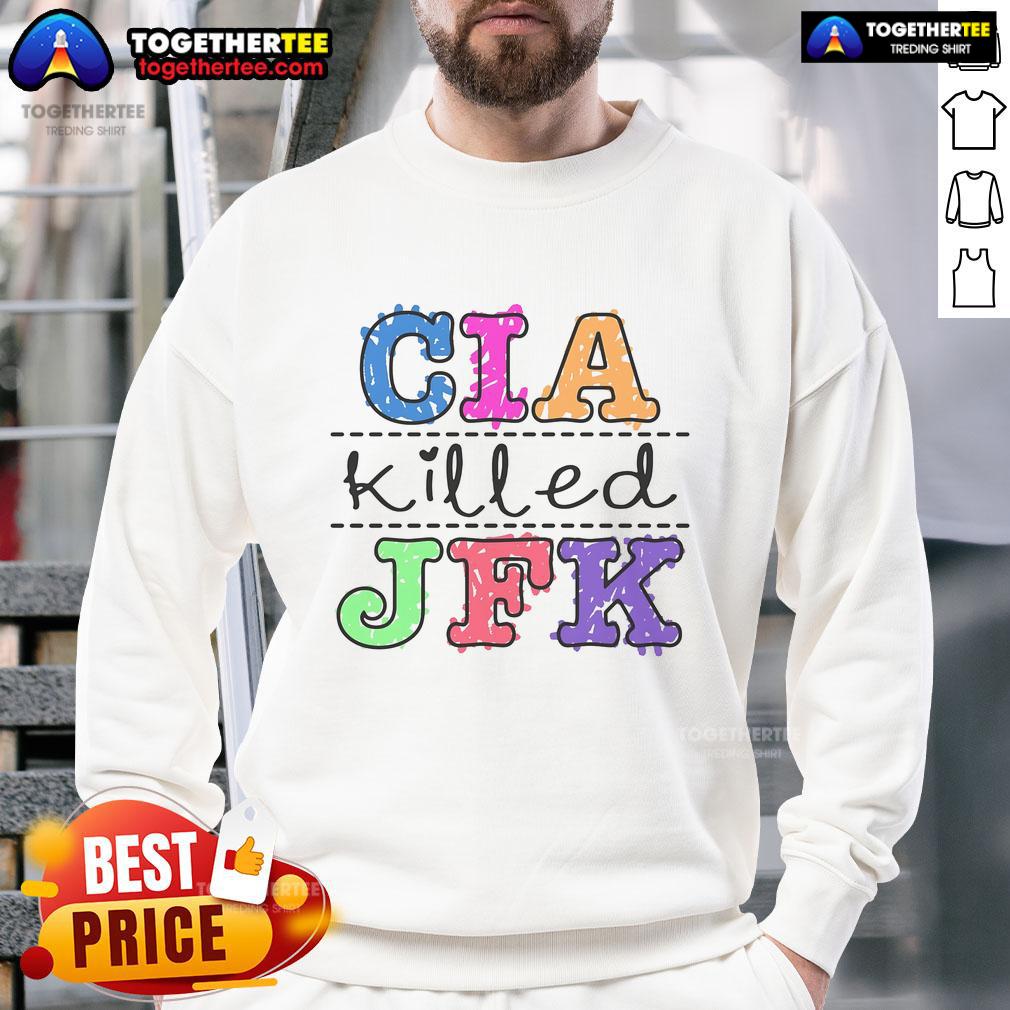 Pretty CIA Killed JFK T-Shirt - Image 5