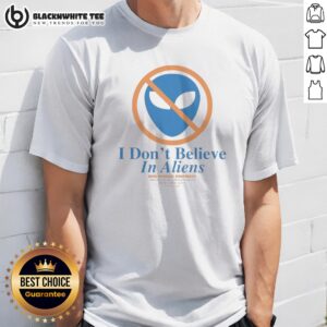 Hot New York Knick I Don't Believe In Aliens Shirt