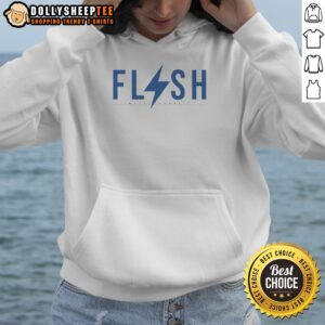 Alternative view of Official Myles Garrett Flash Logo Design NFLPA Graphic Apparel Cotton Shirt