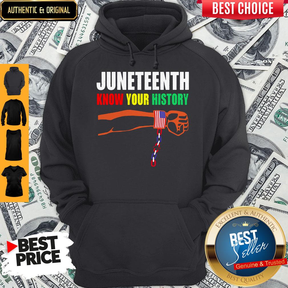 Nice Juneteenth Know Your History American Flag Independence Day Shirt - Image 5