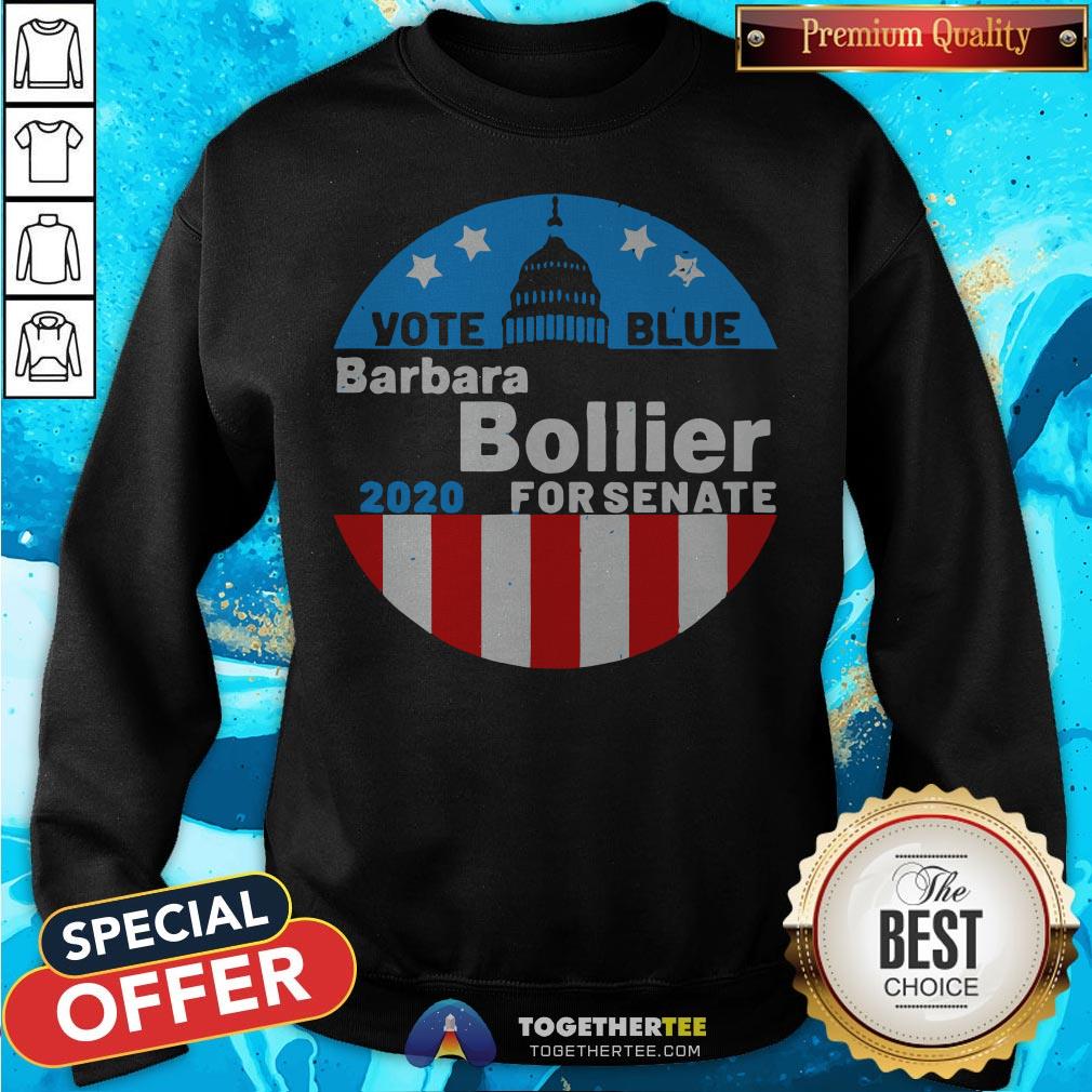 Barbara Bollier For Senate 2020 Election Democrat Voting T-Shirt - Image 4