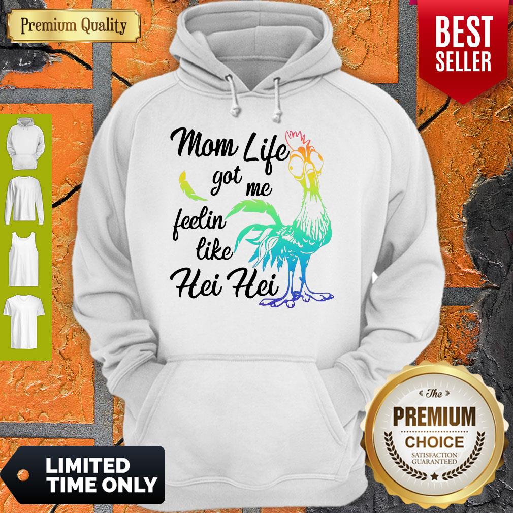 Moana Chicken Mom Life Got Me Feelin Like Hei Hei Shirt - Image 2