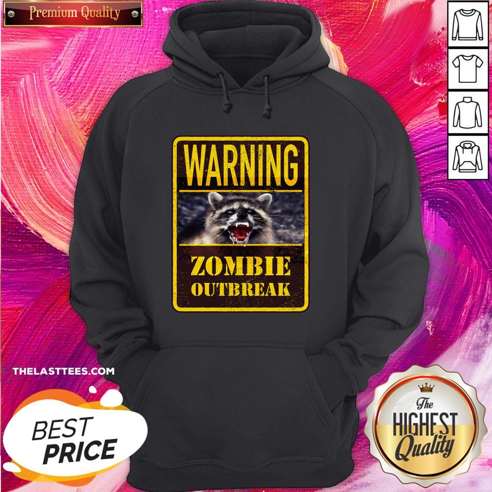 Perfect Raccoon Warning Zombie Outbreak Shirt - Image 5