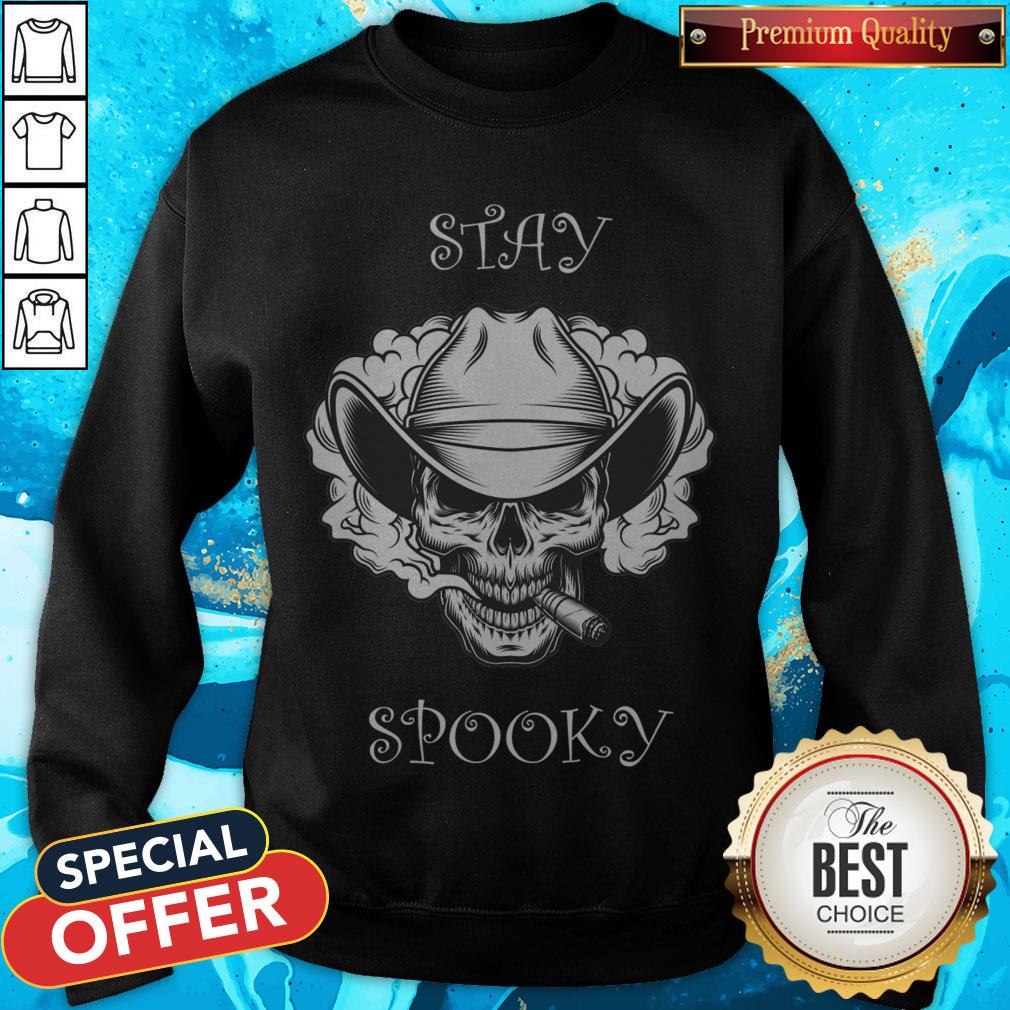 Stay Spooky Retro Skull Halloween 2020 Shirt - Image 4