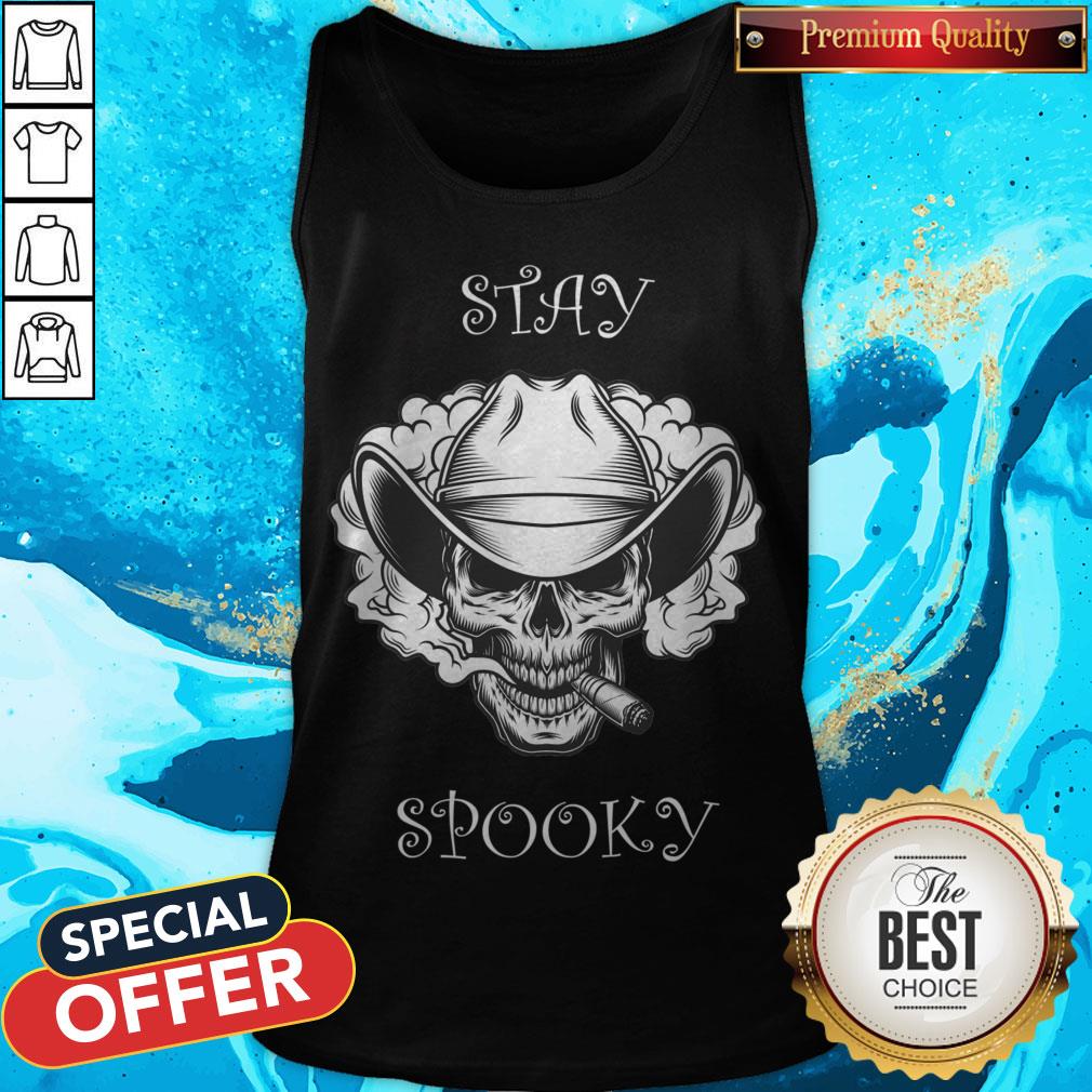 Stay Spooky Retro Skull Halloween 2020 Shirt - Image 3