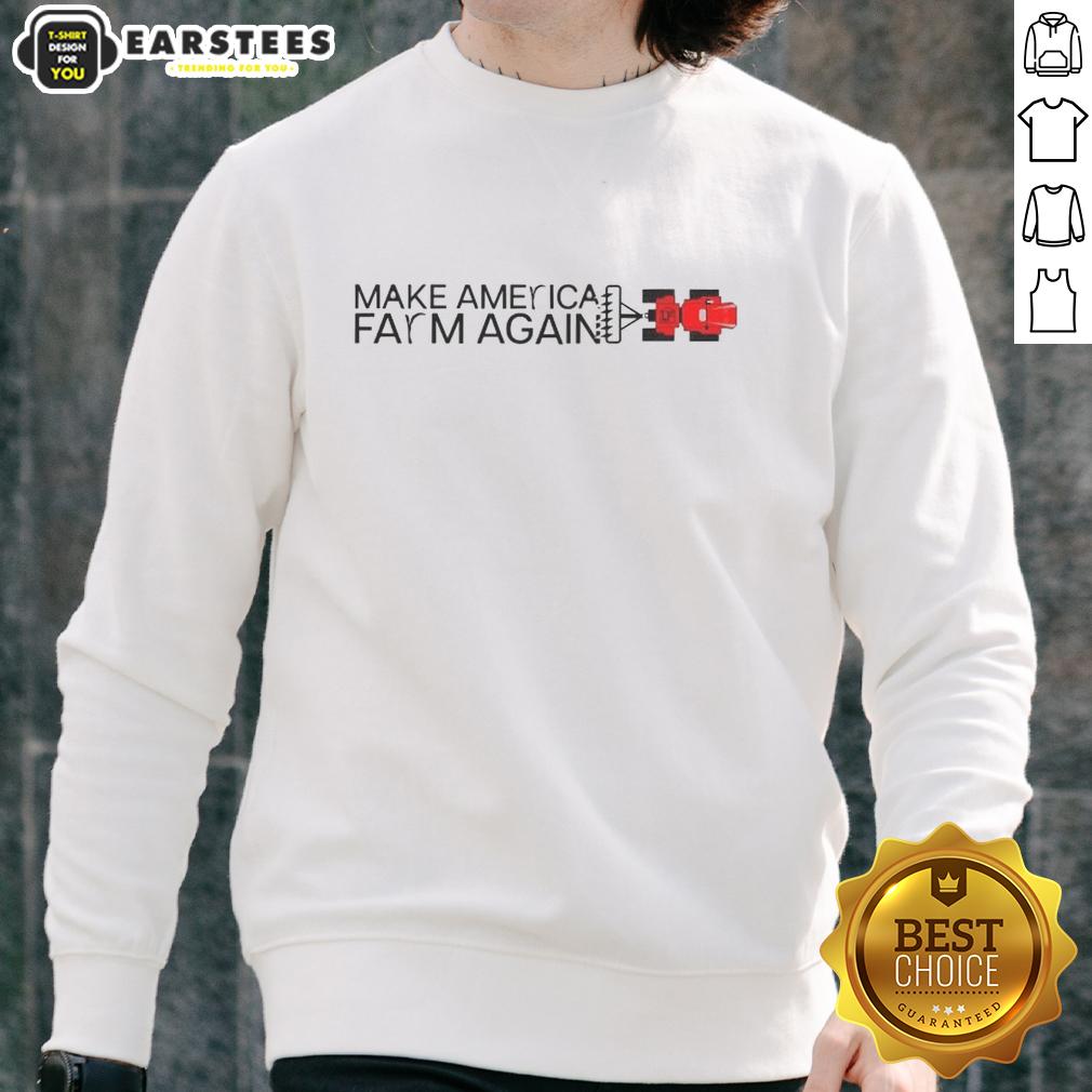 Official Make America Farm Again Combine Harvester T-Shirt - Image 5