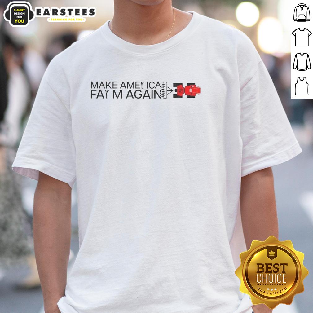 Official Make America Farm Again Combine Harvester T-Shirt