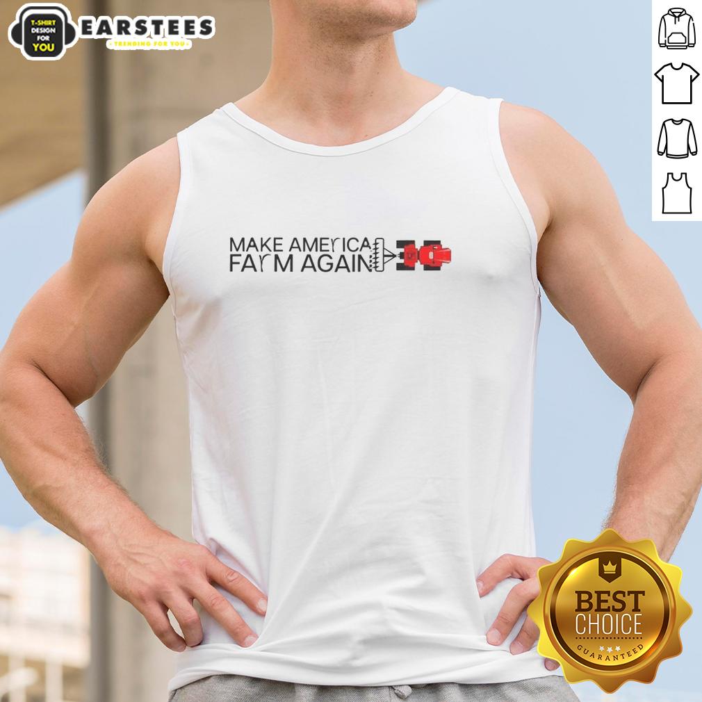 Official Make America Farm Again Combine Harvester T-Shirt - Image 4