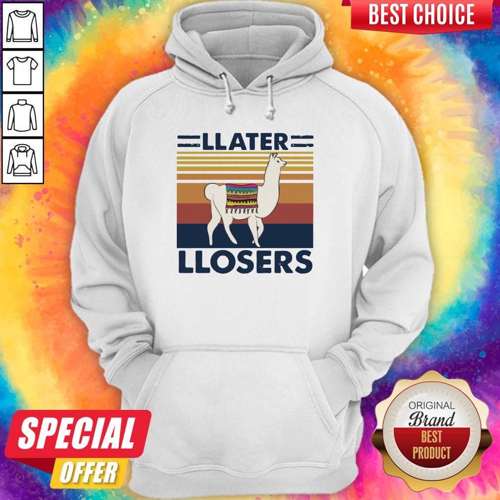 Official Llama Llater Llosers Vintage Shirt - Image 4