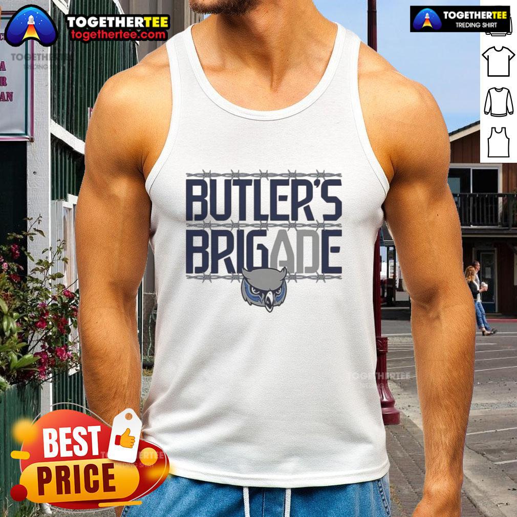 Official Owls Olathe West Football Butler's Brigade T-Shirt - Image 4