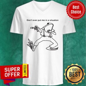 Alternative view of Awesome Frog Don’t Ever Put Me In A Situation Shirt