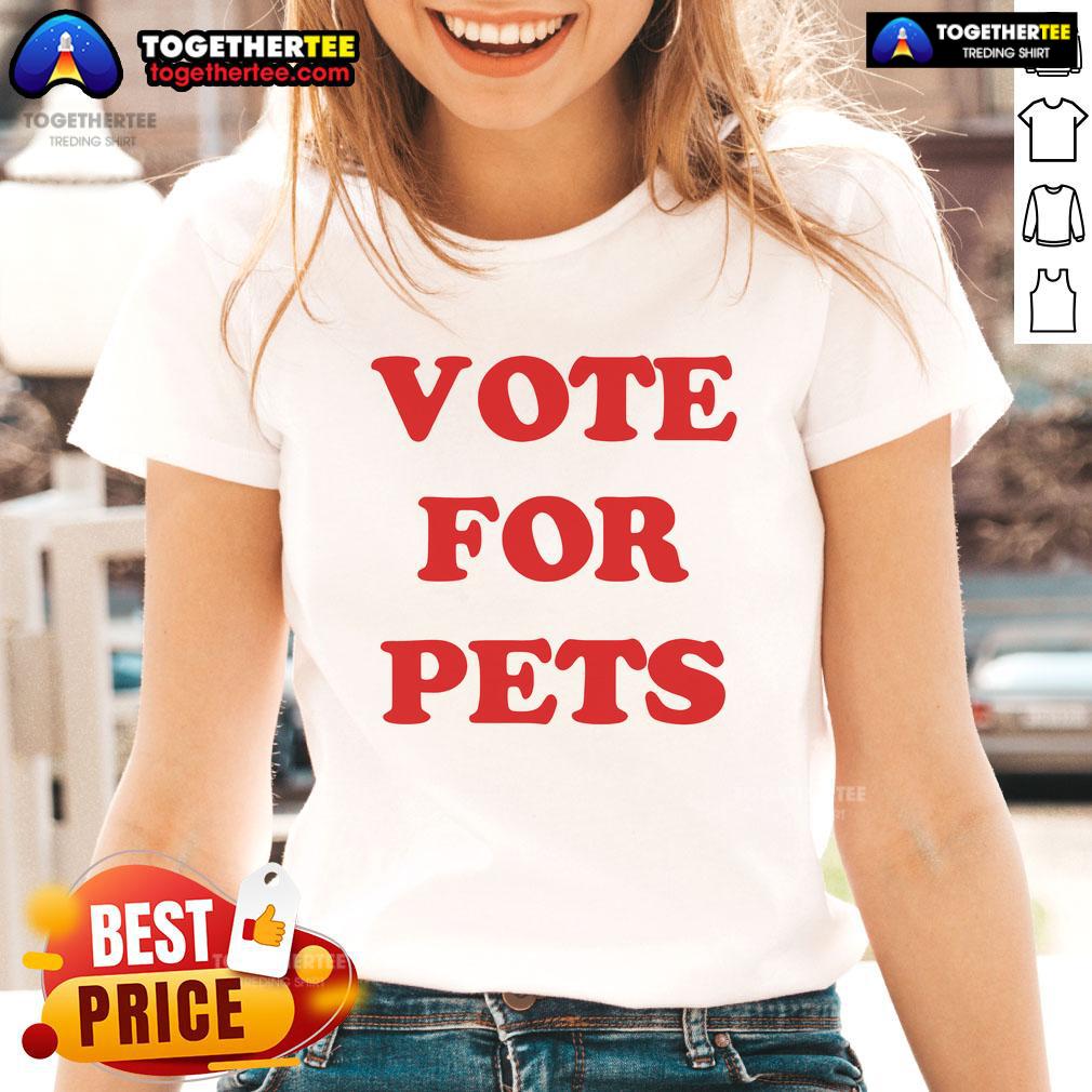 Nice The Kiffness Vote for Pets T-Shirt - Image 3