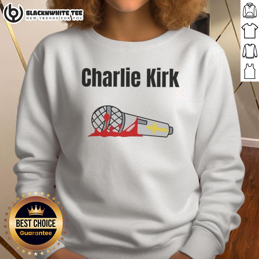 Top Charlie Kirk Mic Drop Memorial T-Shirt - Image 5